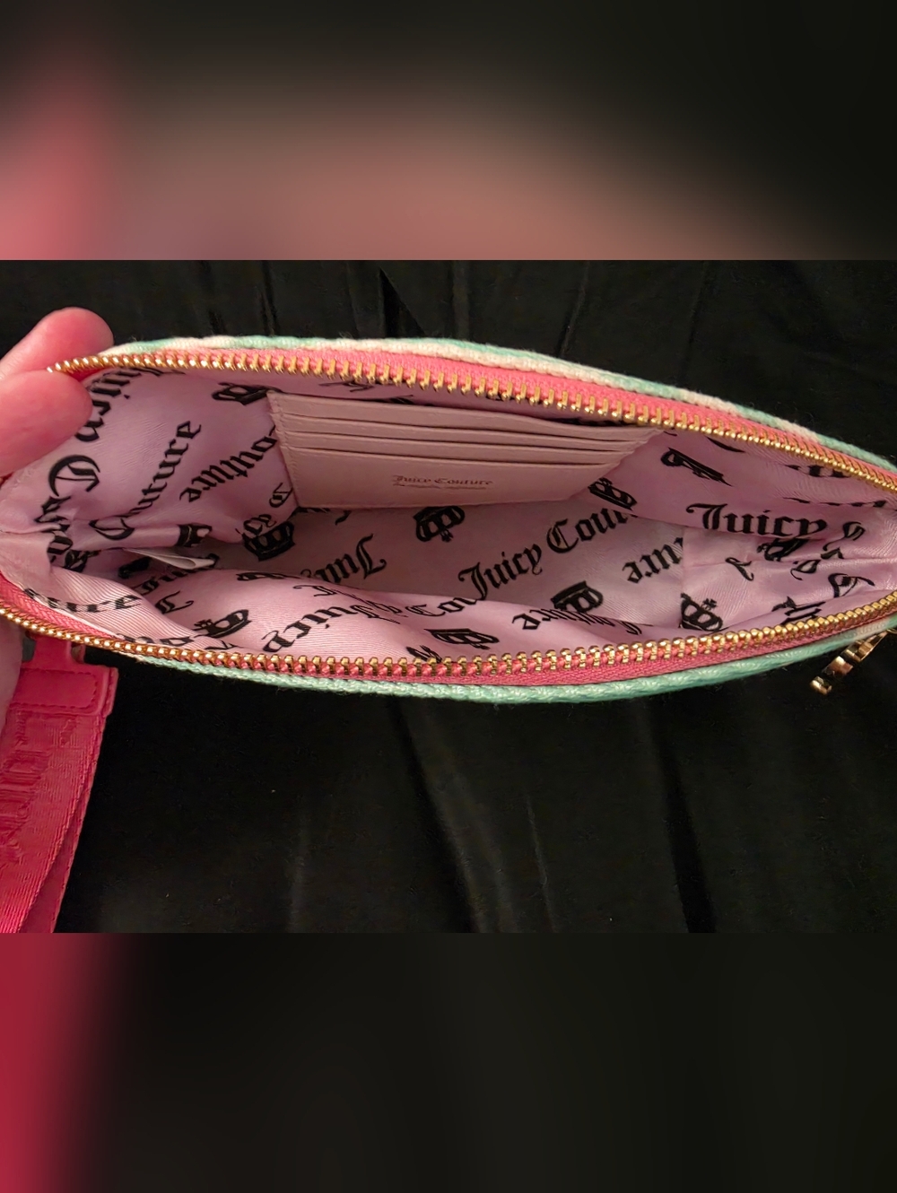 Juicy Couture Pink & Retro Green Bag Set - Picture 7 of 8
